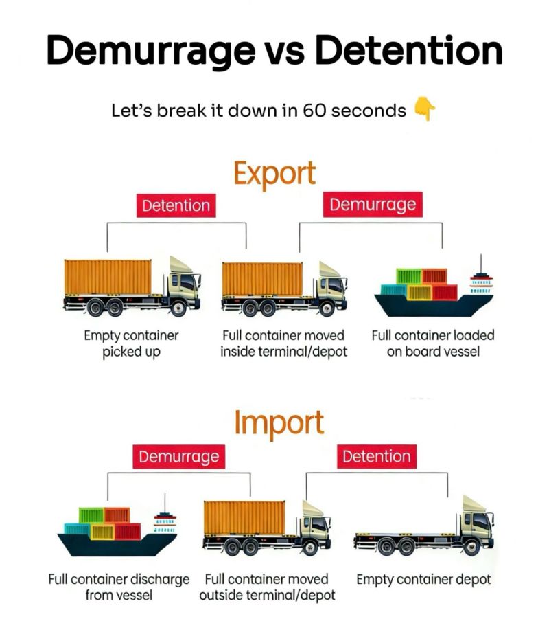 Perbedaan DEMURRAGE dan DETENTION